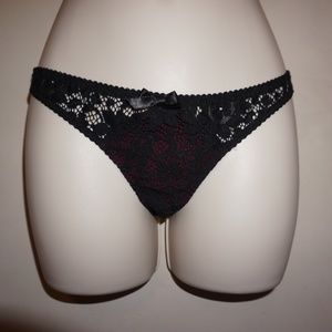 Agent Provocateur Nicolle brief lace with burgundy